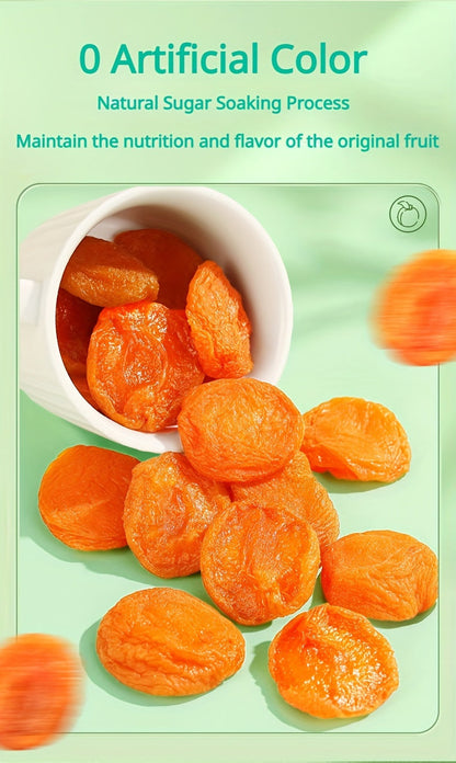 Lot de 3 sachets d'abricots secs, en-cas aux fruits tropicaux naturels, collation saine et sucrée pour les fêtes, les cadeaux et les voyages