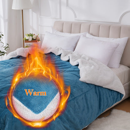 Couette toutes saisons – Douce et épaisse, piquage en damier, couleur unie, ultra-respirante, lavable en machine, pour l'automne, l'hiver et le printemps, tailles simple, double, grand lit et très grand lit