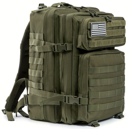Sac à dos tactique 45 L pour hommes et femmes – Sac de randonnée, camping et voyage grande capacité, sac d'évacuation 3 jours pour le fitness et l'aventure en plein air, 13 coloris disponibles