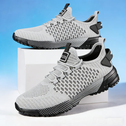 Chaussures de course pour hommes, baskets légères et respirantes - Chaussures de sport, marche, tennis, fitness et décontractées pour hommes, confortables et tendance, multicolores