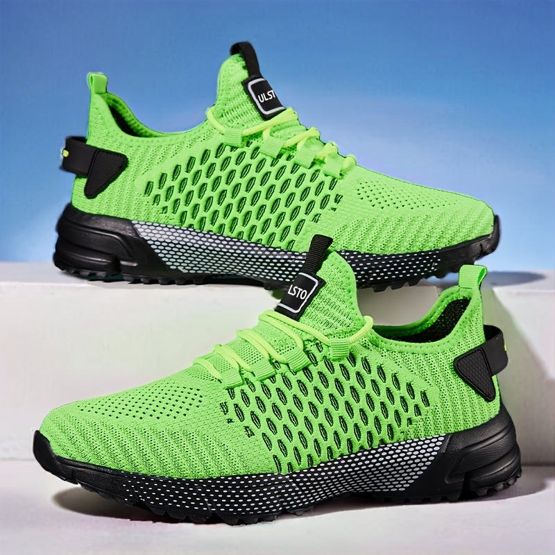 Chaussures de course pour hommes, baskets légères et respirantes - Chaussures de sport, marche, tennis, fitness et décontractées pour hommes, confortables et tendance, multicolores