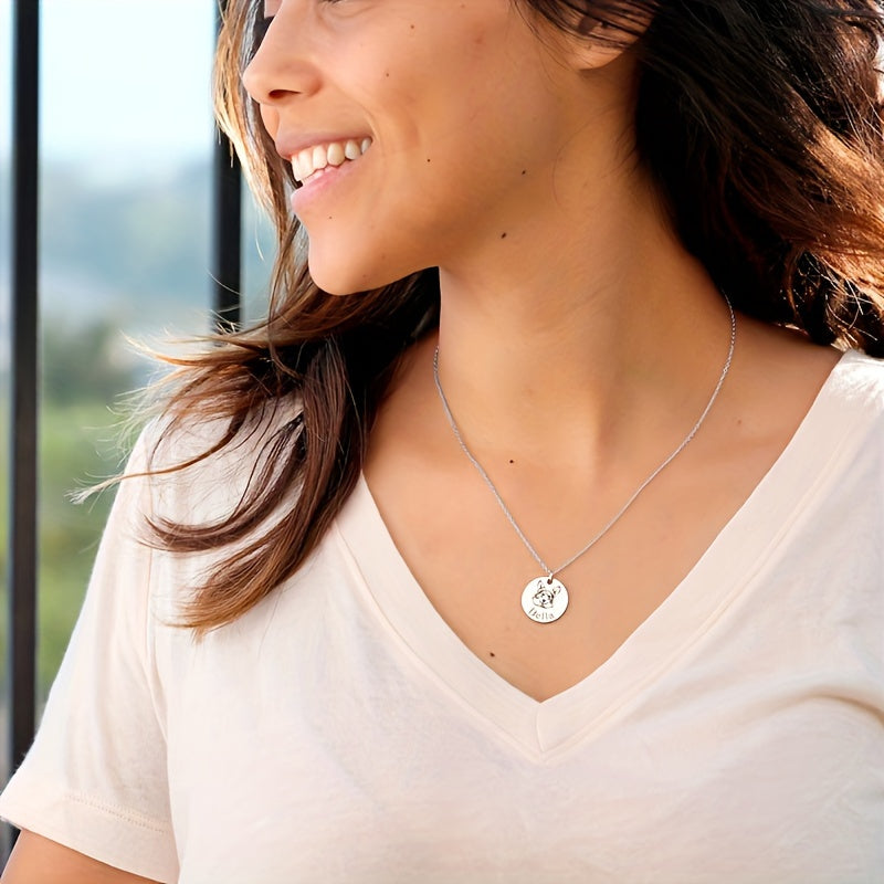 Collier médaillon personnalisé pour portrait d'animal de compagnie – Bijou photo fait main pour chien et chat, argent, or, or rose, 1 à 3 médaillons – Cadeau pour amoureux des animaux, collier comm émoratif et d'anniversaire