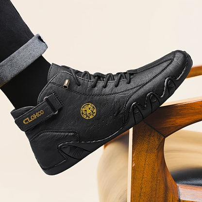Baskets montantes pour hommes, chaussures décontractées respirantes à lacets, semelle en caoutchouc souple antidérapante, chaussures de marche en extérieur pour hommes, US 7-12, couleurs multiples