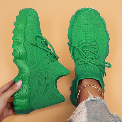 Chaussures de running à amorti pour femmes – Baskets respirantes à semelle souple et col élastique pour la course sur route, les sports de plein air et le quotidien, cadeau pour maman ou petite amie, 6 couleurs, tailles US 6–12