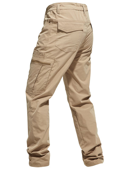 Pantalon cargo de randonnée pour homme, multipoches, tactique, toutes saisons, léger, pour camping, pêche, cyclisme, gris foncé, kaki, tailles 30-42