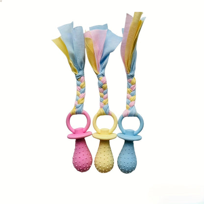 Lot de 9 jouets de dentition apaisants pour animaux - Jouets à mâcher en TPR pour chats et chiens, ensemble de jouets à mâcher pour le nettoyage dentaire et l'ennui pour chiots, chatons et races de petite à moyenne taille