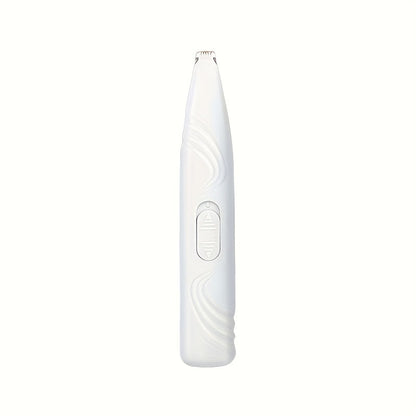 Cordless Pet Grooming Clipper – Low Noise Electric Precision Trimmer for Dog Paw, Cat Face & Eye Area Hair, USB Rechargeable Quiet Shaver for Small Pets, Safe Detail Trimming Tool