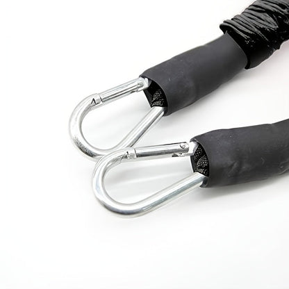Ensemble de bandes de résistance pour boxe 12 pièces 150lb | Sangles d'entraînement MMA robustes | Entraîneur de force pour jambes et bras pour boxe, taekwondo et kickboxing à domicile | Entraînement complet du corps | Noir & Rouge