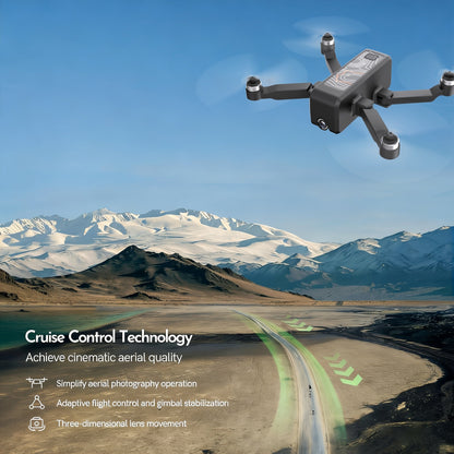 H5 Mini Drone with 4K HD Camera Brushless Motor Anti-Shake Gimbal 3 Batteries Carrying Case One-Button Takeoff Obstacle Avoidance Orbit Flight Windproof Stable RC Drone for Adults Beginners
