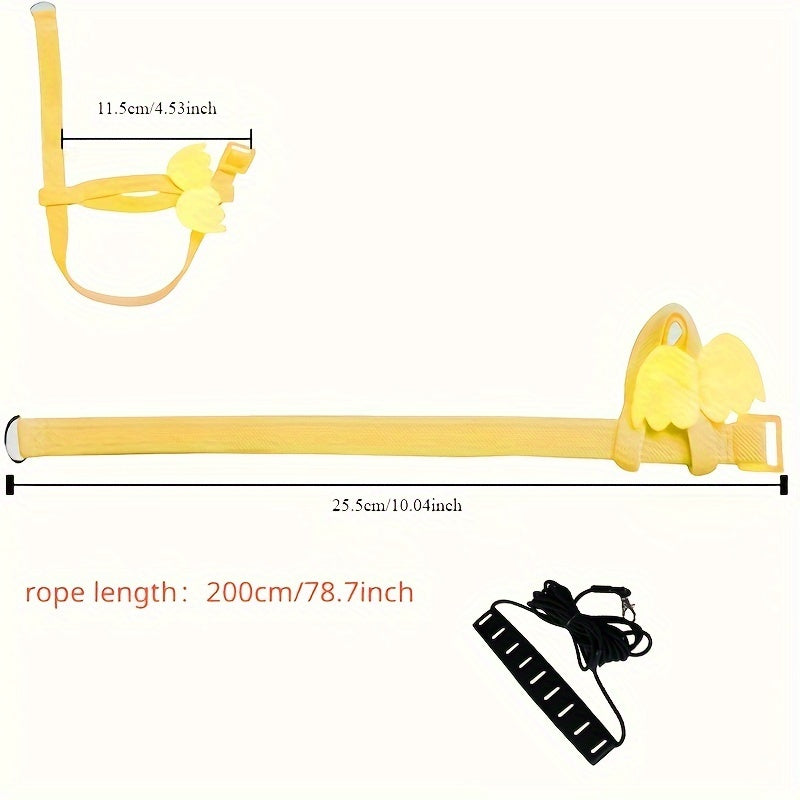 Harnais et laisse réglables pour perroquets - Laisse d'entraînement douce anti-évasion pour conures, calopsittes, inséparables, perruches et petits perroquets - 2 m de long, laisse de marche extérieure pour oiseaux, rose et bleu
