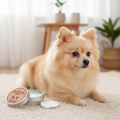Baume nettoyant pour taches de larmes pour chiens et chats – Nettoyant doux et non irritant, sûr pour le contour des yeux sensible, facile à appliquer, format compact 30g