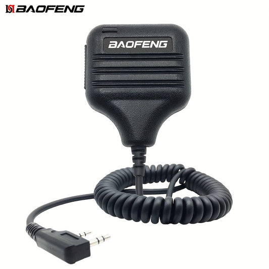 Oreillette pour talkie-walkie Baofeng H7 avec grand haut-parleur et connecteur K – Radio bidirectionnelle longue portée 1,5 km pour ouvriers du bâtiment, sécurité, activités en extérieur et communication professionnelle