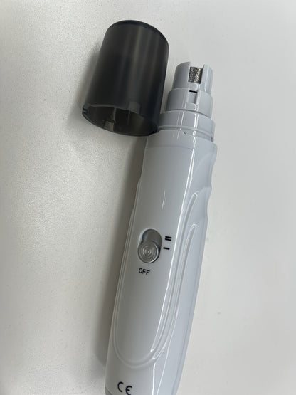 Lime à ongles électrique pour chiens et chats – Ponceuse à griffes silencieuse rechargeable par USB avec 2 vitesses et 3 tailles d'ouverture, outil de soin sécurisé à faible niveau sonore