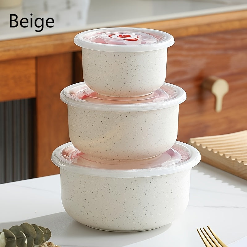 Ensemble de 3 ou 4 récipients hermétiques pour réfrigérateur - Boîtes de rangement en plastique grande capacité pour fruits, légumes, viande, œufs, restes - Empilables, sans BPA, faciles à nettoyer, conservation fraîcheur