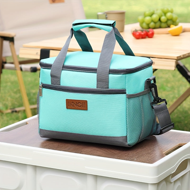 Sac à lunch isotherme pliable et portable, sac fourre-tout pour boîte à bento, doublure en aluminium étanche gardant les aliments frais et froids pour le travail, les voyages, les pique-niques et l'école