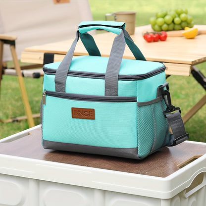 Sac à lunch isotherme pliable et portable, sac fourre-tout pour boîte à bento, doublure en aluminium étanche gardant les aliments frais et froids pour le travail, les voyages, les pique-niques et l'école