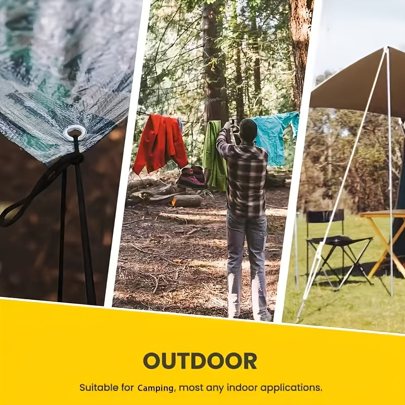Corde de tente en paracorde à 7 brins, corde d'extérieur polyvalente – Corde de camping en nylon pour haubanage de tente, bracelet, porte-clés, sac à dos, 30 m 50 m 100 m, couleurs vives, structure robuste