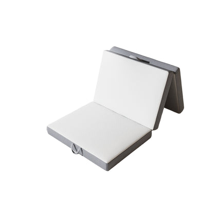 Matelas pliable en mousse à mémoire de forme 3/4/6 pouces avec housse lavable - Lit d'appoint pliable portable pour camping, VR, voyages, road trips et petits espaces