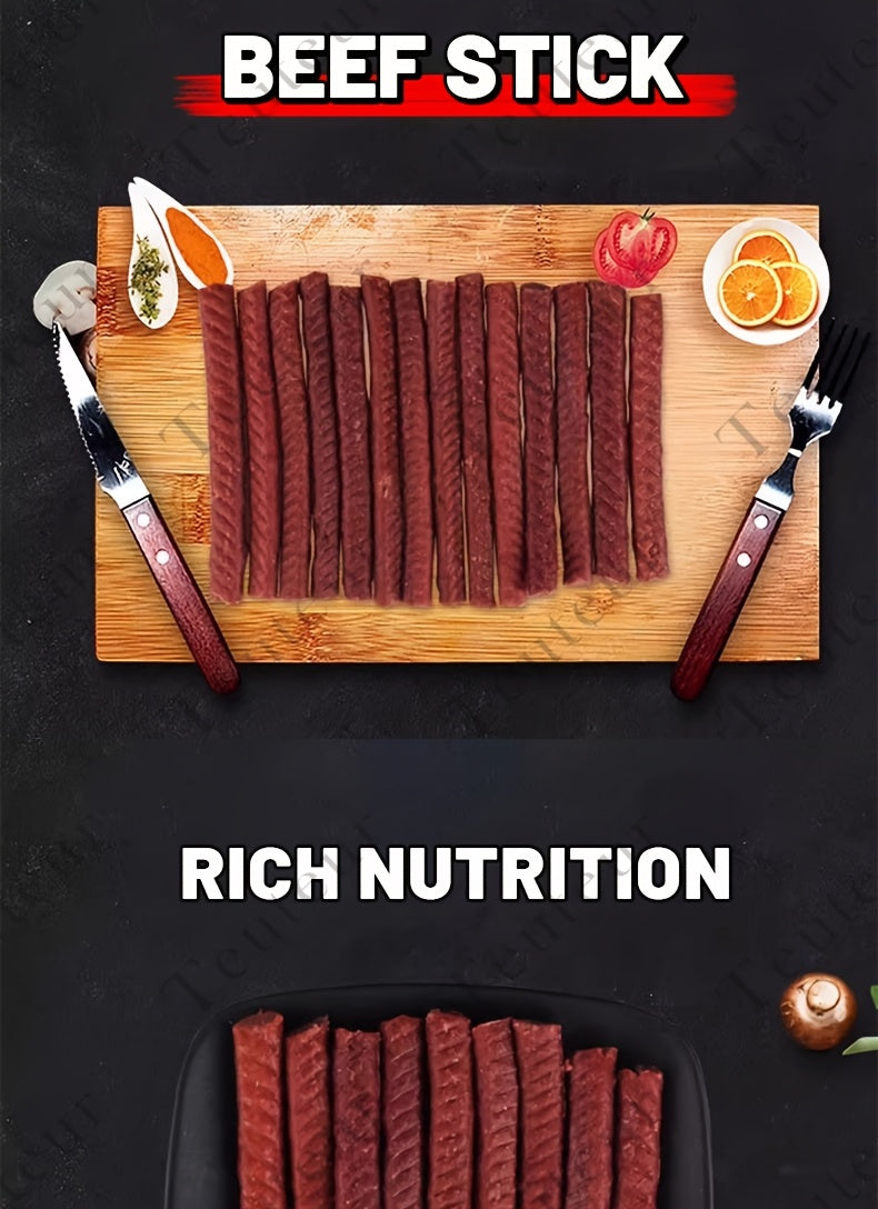 Bâtonnets de bœuf naturels de qualité supérieure pour chiens – Friandises protéinées sans céréales, type viande séchée et à mâcher pour chiots, chiens adultes de petite, moyenne et grande taille, récompenses d'éducation durables pour toutes les races