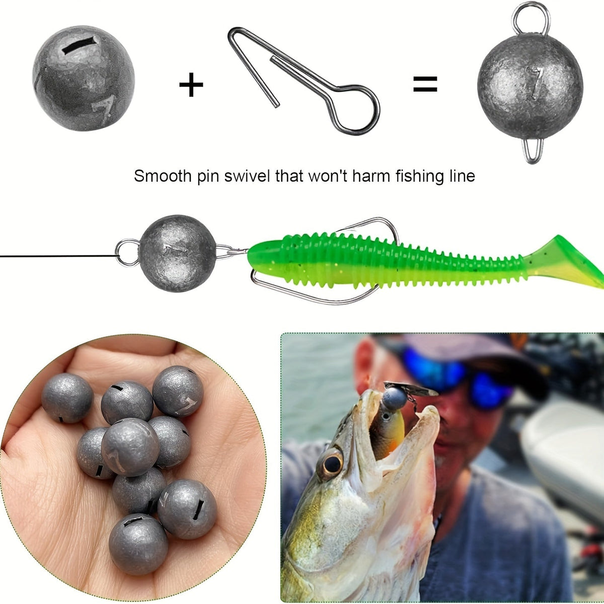 Kit de leurres de pêche 306 pcs et 84 pcs – Boîte de pêche complète avec hameçons, plombs, flotteurs, turluttes, perles, émerillons et agrafes | Ensemble d'accessoires de pêche en eau douce pour bar, truite et carpe