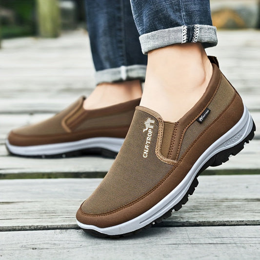Chaussures de marche décontractées pour hommes - Baskets légères et confortables au quotidien avec soutien amorti pour la marche, les voyages et une utilisation quotidienne, disponibles en gris, noir, marron et bleu marine, tailles US 7,5 à 12,5