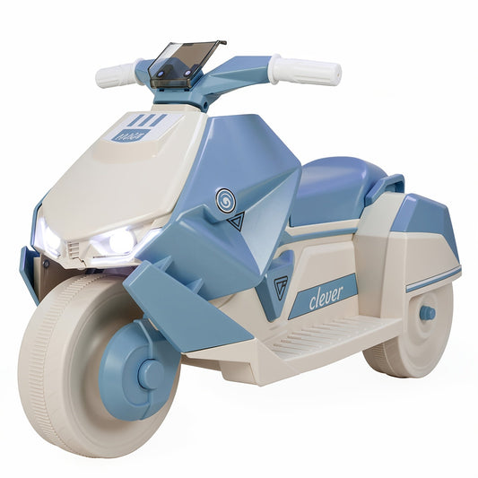 Moto électrique pour enfants 6V, jouet à batterie avec lumières interstellaires, 3 roues, stable et sécuritaire, cadeau d'anniversaire, Noël ou Halloween pour filles et garçons, rose, bleu, vert