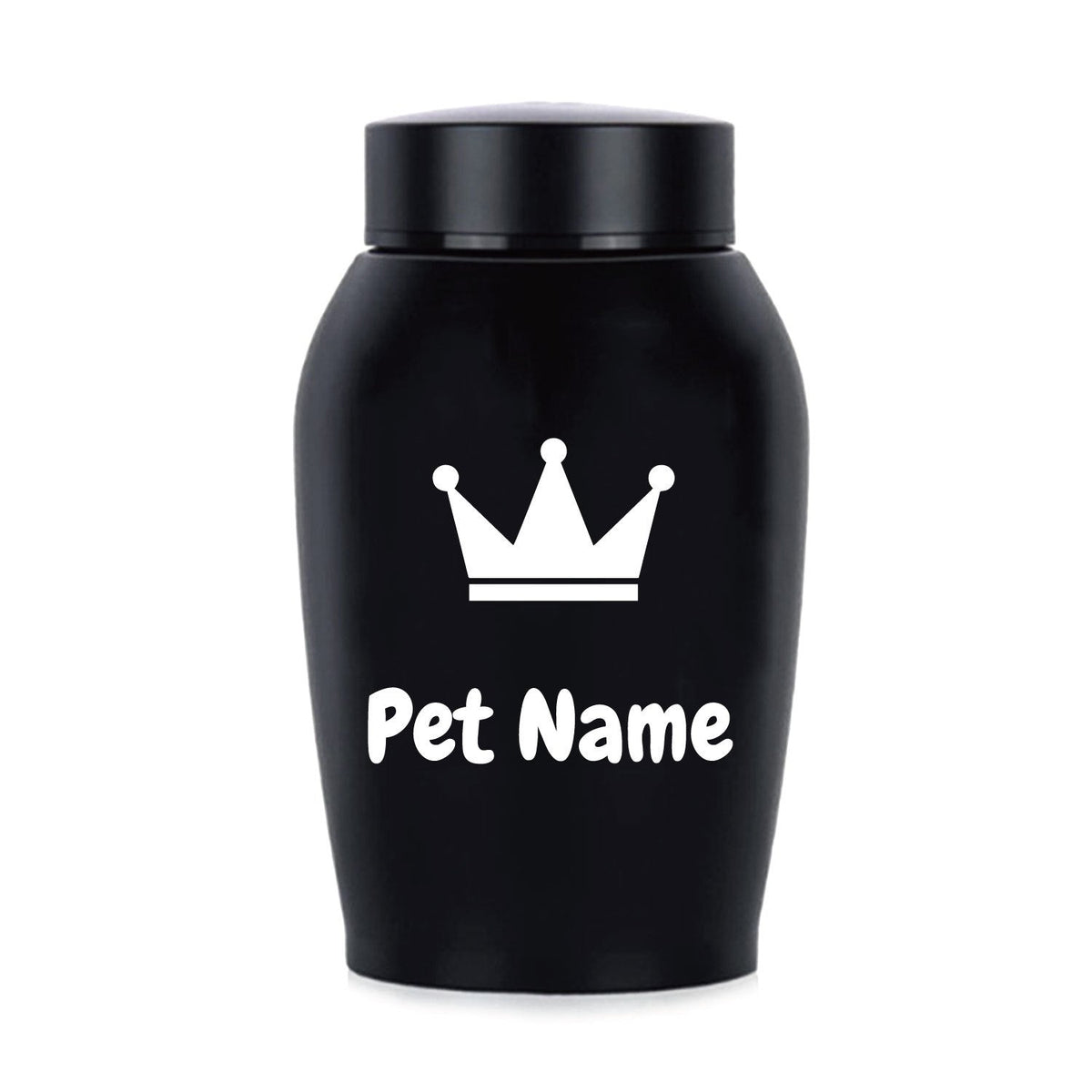 Urne funéraire personnalisée pour animaux – Urne de crémation en acier inoxydable pour chiens et chats avec couvercle à vis, souvenir commémoratif personnalisé pour animaux bien-aimés