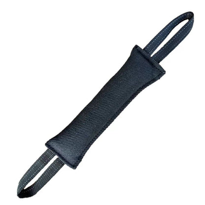 Corde de jeu pour chien avec 2 poignées souples – Oreiller de morsure durable pour petits et moyens chiens, jouet interactif robuste pour le dressage, l'agilité, le travail K9 et les moments de complicité
