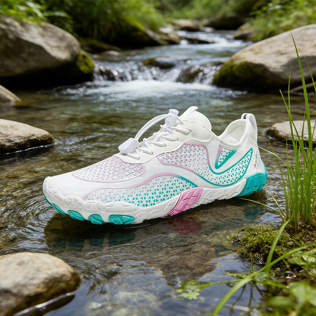 Chaussures aquatiques pieds nus pour femmes avec bout large – Chaussures d'eau légères, antidérapantes et respirantes pour la plage, la piscine, la randonnée et la marche, chaussures minimalistes de sport, pointures US 6-11, plusieurs couleurs