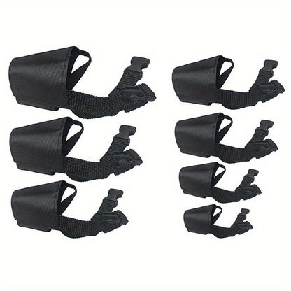 Lot de 7 muselières réglables pour chien – Masque respirant en filet anti-morsure et anti-aboiement pour petits, moyens et grands chiens, ouverture frontale, facile à mâcher, adapté pour boire
