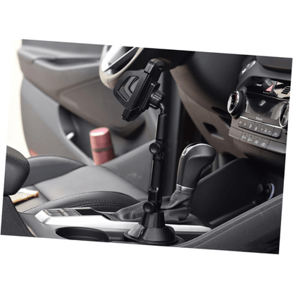 Support téléphone pour porte-gobelet de voiture, support universel réglable pour téléphone portable, socle avec rotation à 360°, compatible avec iPhone, Samsung et tous les smartphones