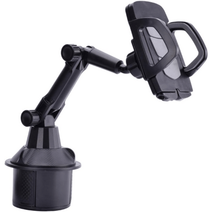 Support téléphone pour porte-gobelet de voiture, support universel réglable pour téléphone portable, socle avec rotation à 360°, compatible avec iPhone, Samsung et tous les smartphones