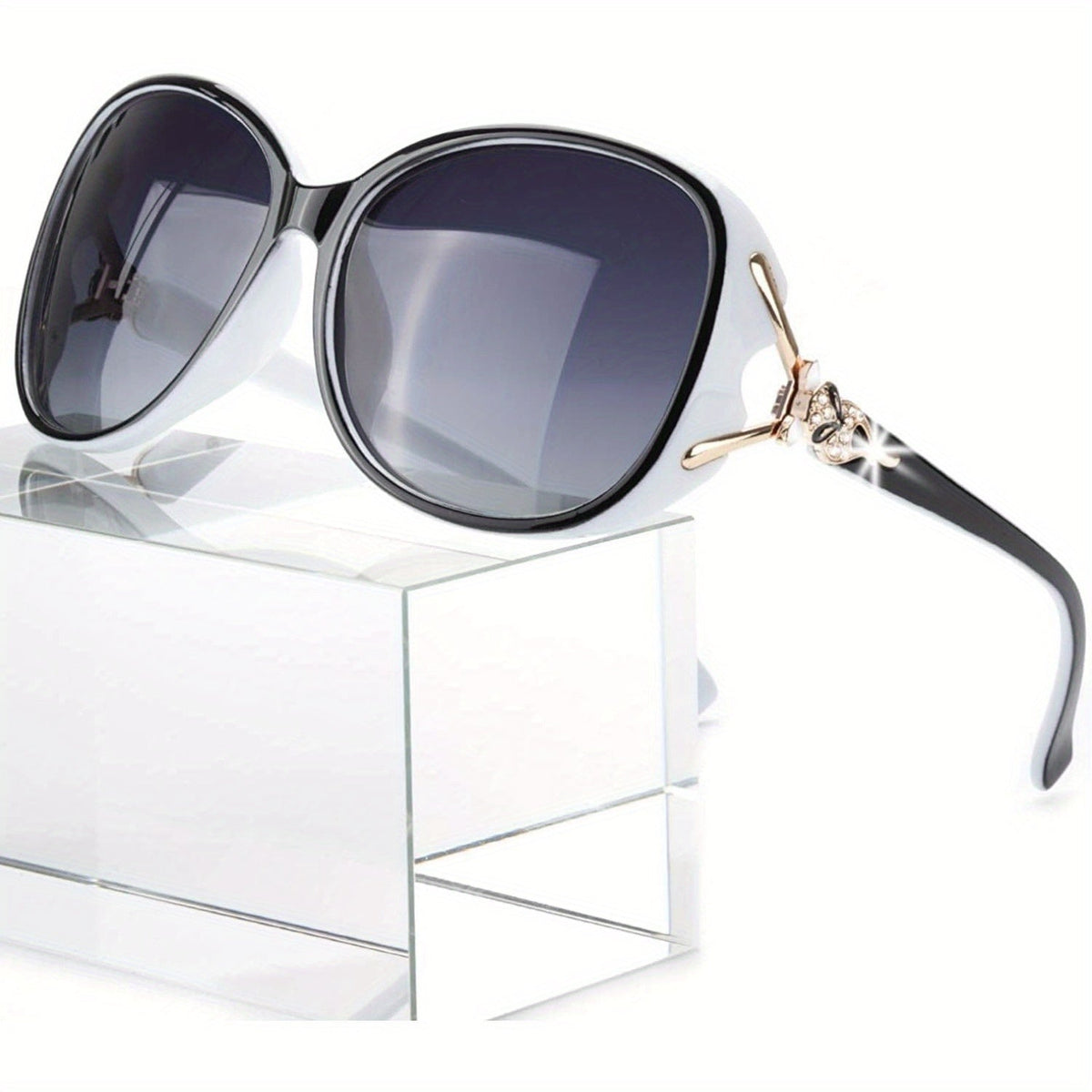Lunettes de soleil oversize pour femme, protection UV400, verres dégradés, monture large, lunettes tendance, plusieurs coloris disponibles