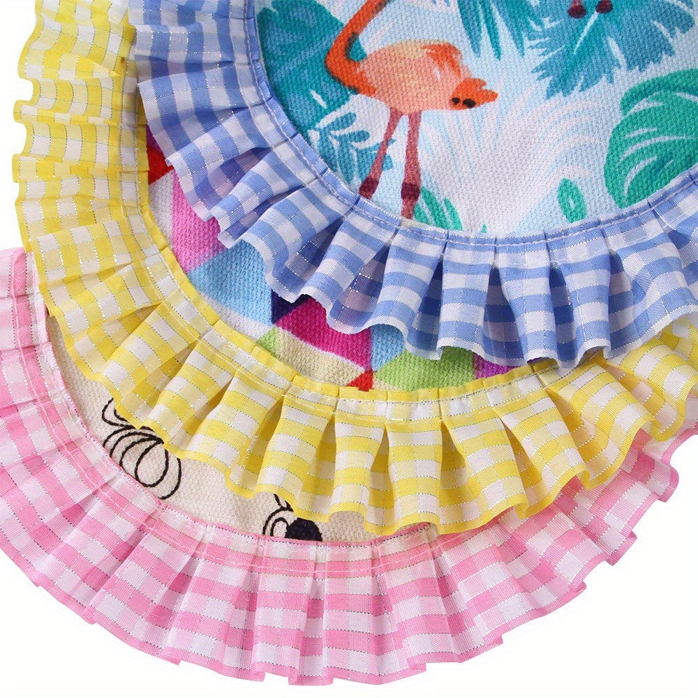 Costume de gilet à volants pour poules, canards et oies - Harnais de poitrine élastique pour volailles de basse-cour - Cadeau de costume amusant pour les amateurs de poules, styles assortis