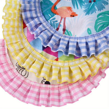 Costume de gilet à volants pour poules, canards et oies - Harnais de poitrine élastique pour volailles de basse-cour - Cadeau de costume amusant pour les amateurs de poules, styles assortis