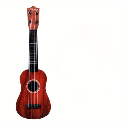 Guitare jouet ukulélé pour enfants 16,5 pouces, instrument de musique pour débutants, jouet d'éveil musical, cadeau pour enfants et tout-petits, violet, bleu, rouge, vert, blanc, noir