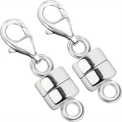 Magnetic Necklace Clasps and Closures with Lobster Clasp Converters – Gold and Silver Jewelry Findings for Bracelets Necklaces and Chains – Available in 2 6 7 8 9 16 and 18 Piece Sets