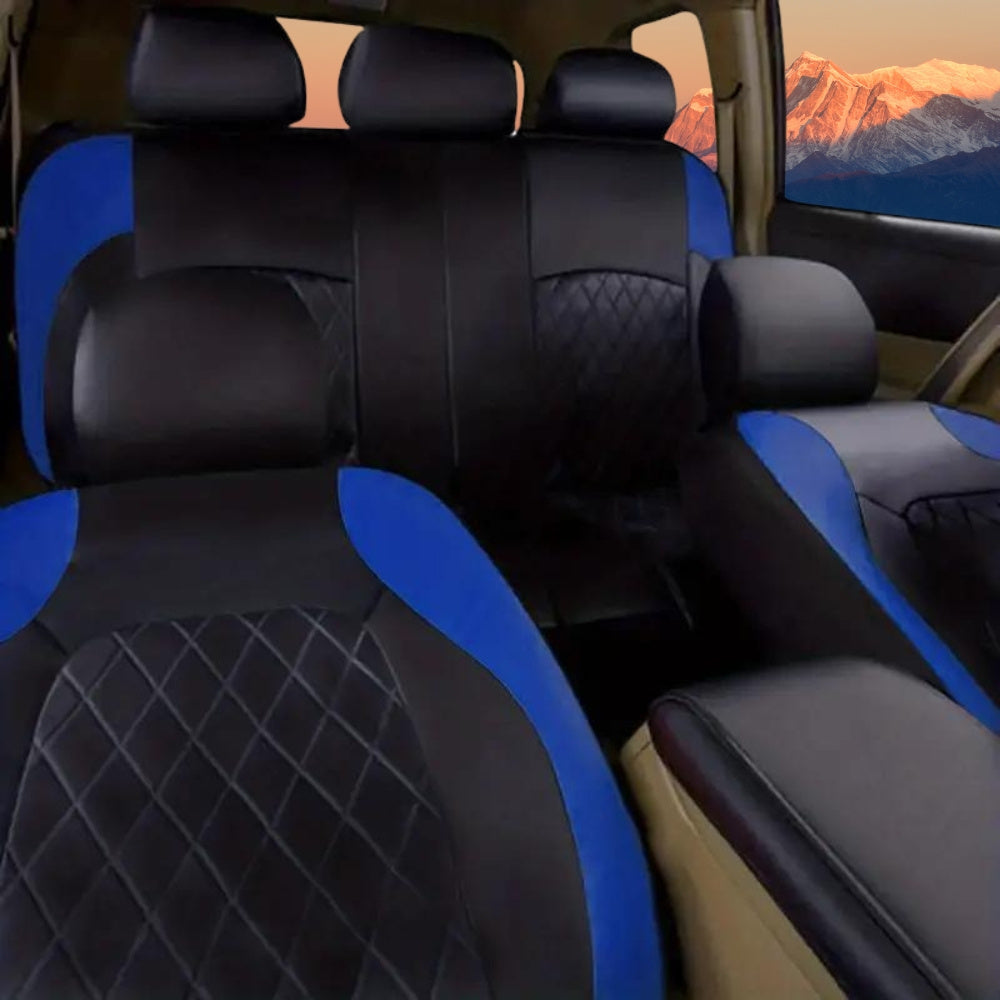 Housses de siège auto universelles en cuir synthétique, imperméables et matelassées, avec rembourrage en mousse, adaptées à toutes les saisons pour voitures, SUV et camions, gris, noir, rouge, bleu, lot de 1 ou 12 pièces