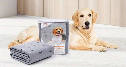 Alèses lavables et réutilisables pour chien avec motif os – Alèses d'entraînement pour chiot antidérapantes, imperméables et absorbantes, tapis de mise bas lavables en machine pour canapé, cage, parc et apprentissage de la propreté, plusieurs tailles