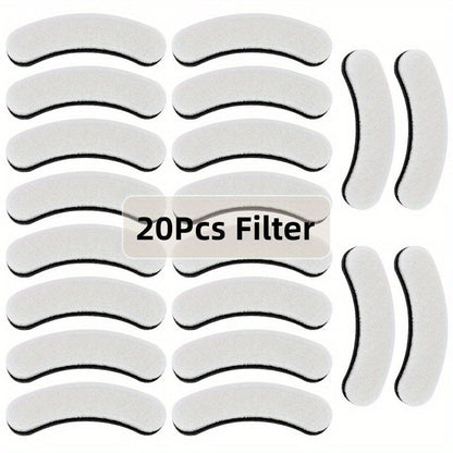 Filtres de rechange pour fontaine à eau pour chat et chien, pack de 4/8/16/20/24, charbon actif, filtration multiple, compatibles avec les distributeurs d'eau automatiques pour animaux NPET DF10 DF30