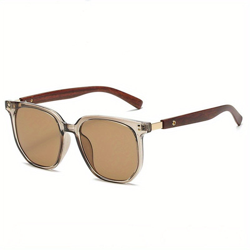 Lunettes de soleil unisexes vintage avec détails à clous, verres polarisés TR UV400 - Lunettes rétro style urbain pour hommes et femmes, idéales pour la conduite, les voyages et le quotidien, monture TR légère