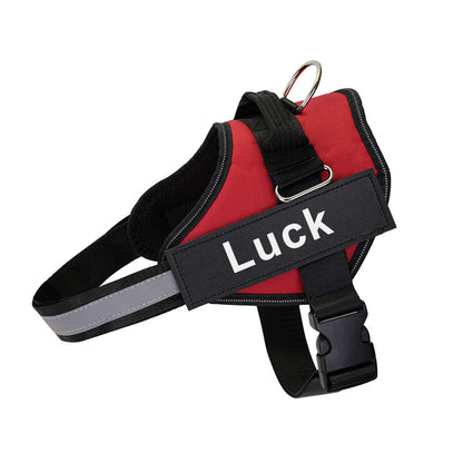 Harnais pour chien anti-traction personnalisé avec nom et numéro de téléphone – Gilet robuste anti-évasion pour le dressage et la promenade, tailles XS à XXL, 12 couleurs disponibles