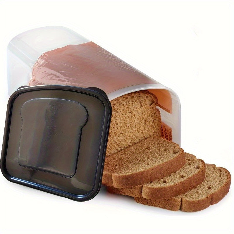 Récipient de conservation pour pain avec couvercle hermétique, boîte à pain empilable et réutilisable pour toasts et miches, organisateur de cuisine portable pour pain, idéal pour la maison et le camping