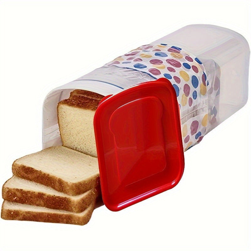 Récipient de conservation pour pain avec couvercle hermétique, boîte à pain empilable et réutilisable pour toasts et miches, organisateur de cuisine portable pour pain, idéal pour la maison et le camping