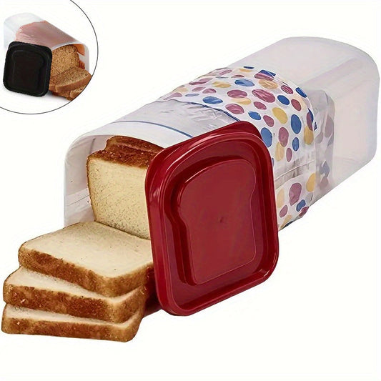 Récipient de conservation pour pain avec couvercle hermétique, boîte à pain empilable et réutilisable pour toasts et miches, organisateur de cuisine portable pour pain, idéal pour la maison et le camping