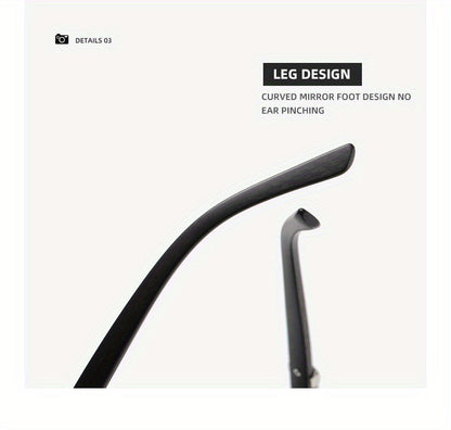 Lunettes de soleil rectangulaires vintage sans monture pour hommes et femmes – Lunettes tendance avec branches léopard et protection UV, 7 couleurs de verres, lunettes unisexes stylées pour l'extérieur, la conduite, les voyages, les fêtes et le quotidien