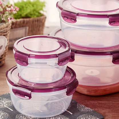 Ensemble de 3 ou 4 récipients hermétiques pour réfrigérateur - Boîtes de rangement en plastique grande capacité pour fruits, légumes, viande, œufs, restes - Empilables, sans BPA, faciles à nettoyer, conservation fraîcheur