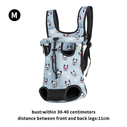 Hands-Free Pet Backpack Carrier for Cats & Small Dogs – Breathable Mesh Harness with Adjustable Shoulder Straps, Outdoor Travel Bag for Hiking, Cycling & Park Walks, Perfect Halloween & Christmas Gift