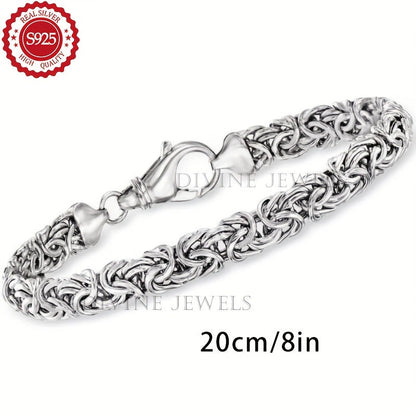 Bracelet tennis pour femme en argent sterling 925 – Design élégant à maillons continus en or et argent, coffret cadeau inclus, parfait pour la fête des Mères, la Saint-Valentin et les cadeaux d'anniversaire