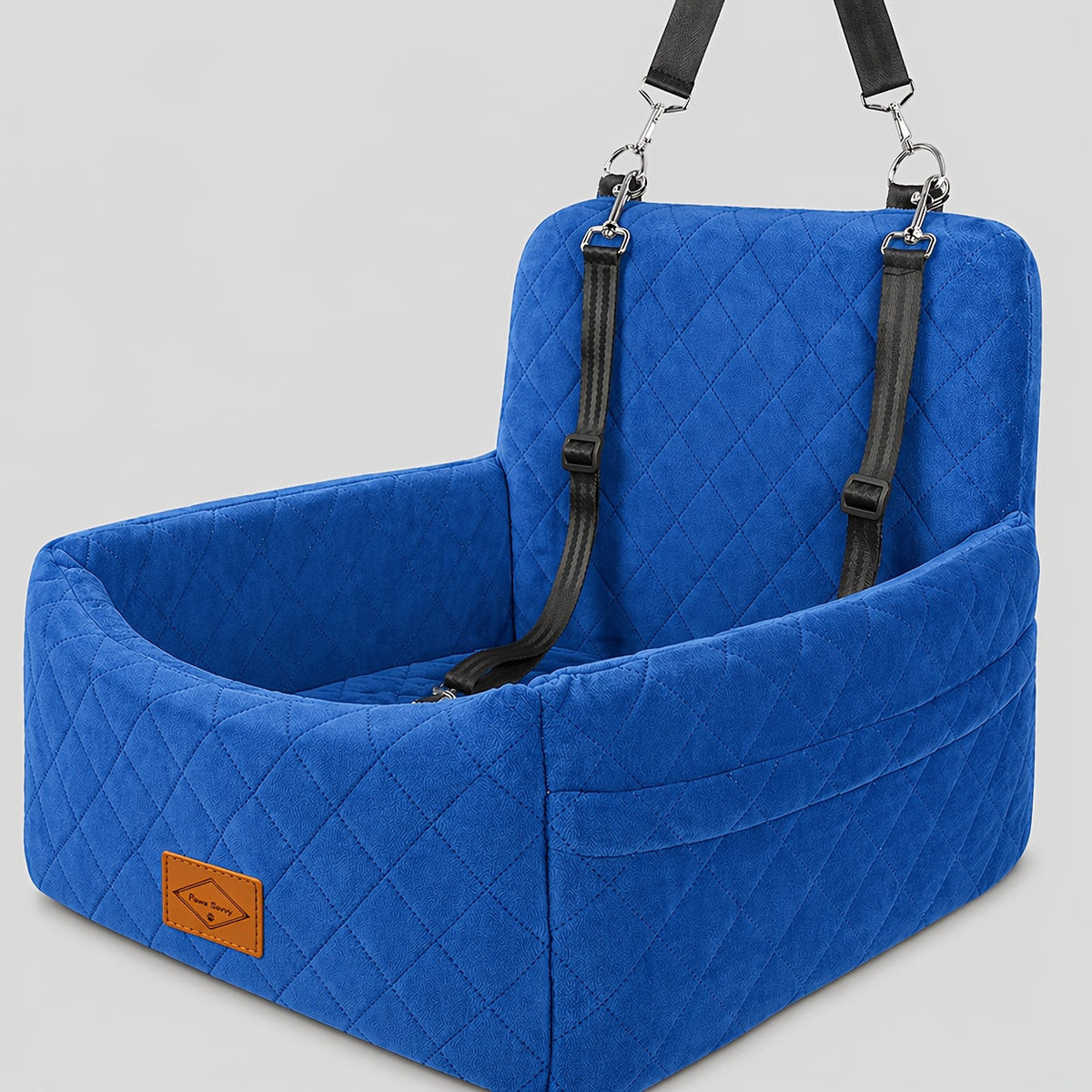Siège rehausseur pour chien avec sangle de sécurité – Panier de voyage confortable et surélevé pour petits et moyens chiens, design stable et antidérapant, facile à nettoyer, 8 couleurs disponibles